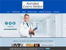 Tablet Screenshot of centrosmedicoscadiz.com